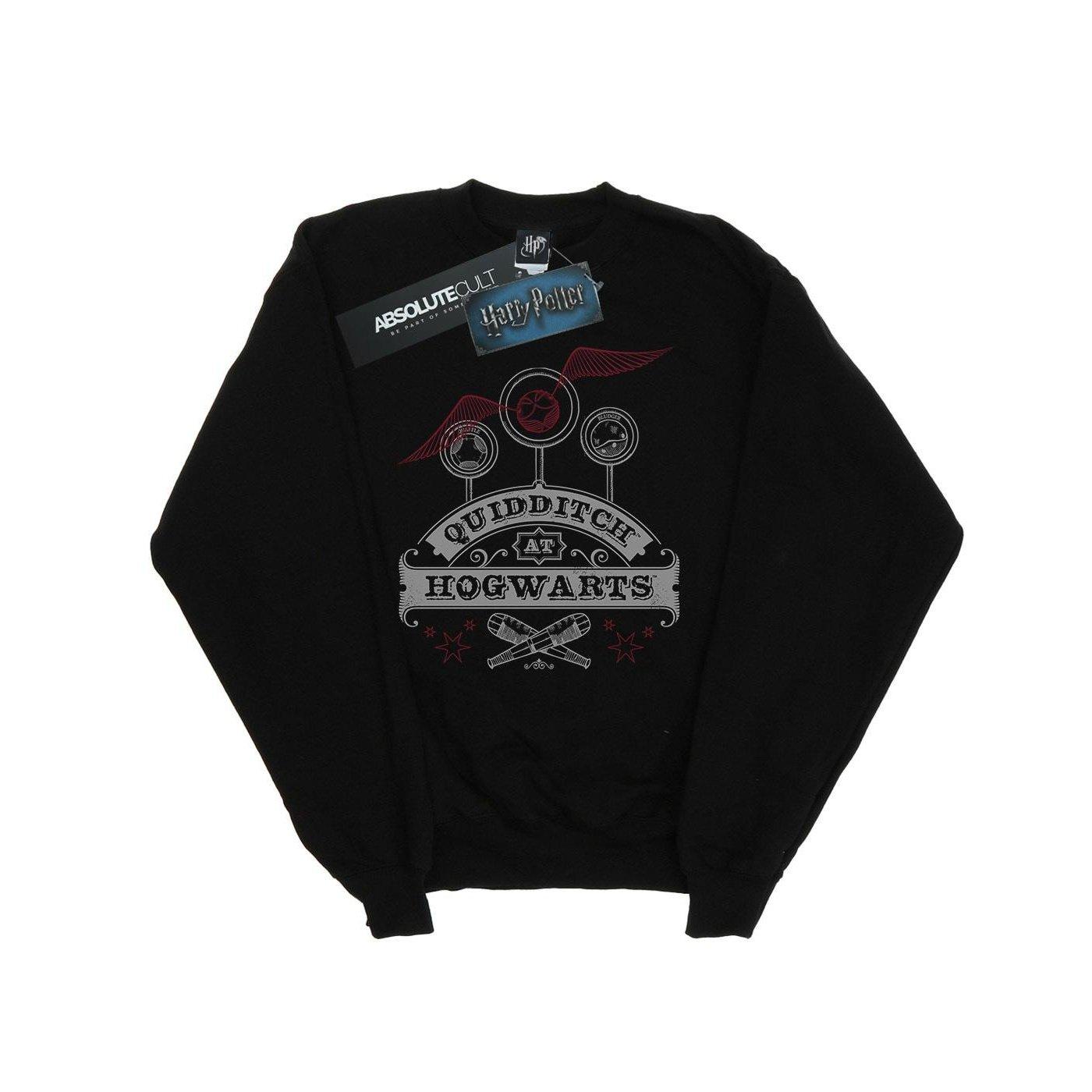 Image of Quidditch At Hogwarts Sweatshirt Damen Schwarz XL