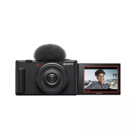 SONY  Sony Vlog camera ZV-1F di | Fotocamera digitale (schermo orientabile, video in 4K, slow motion, funzionalità per vlog) - Nera 