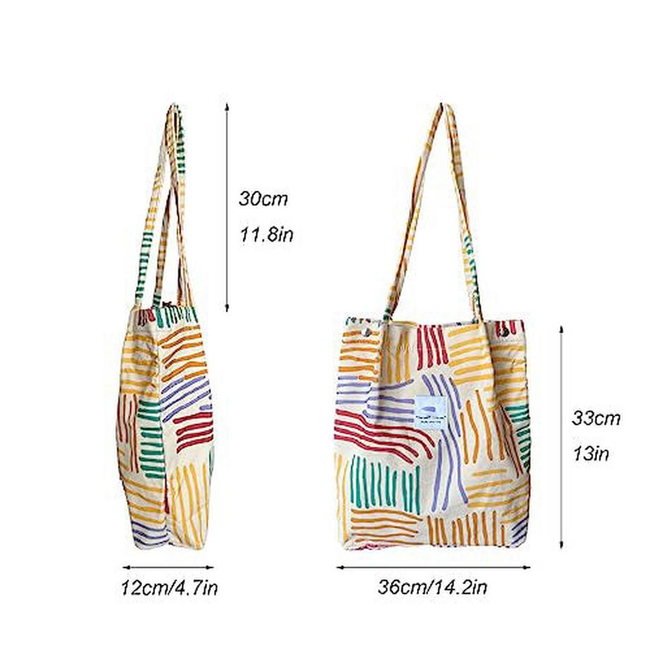 Only-bags.store Sac Shopper en Velours Côtelé  