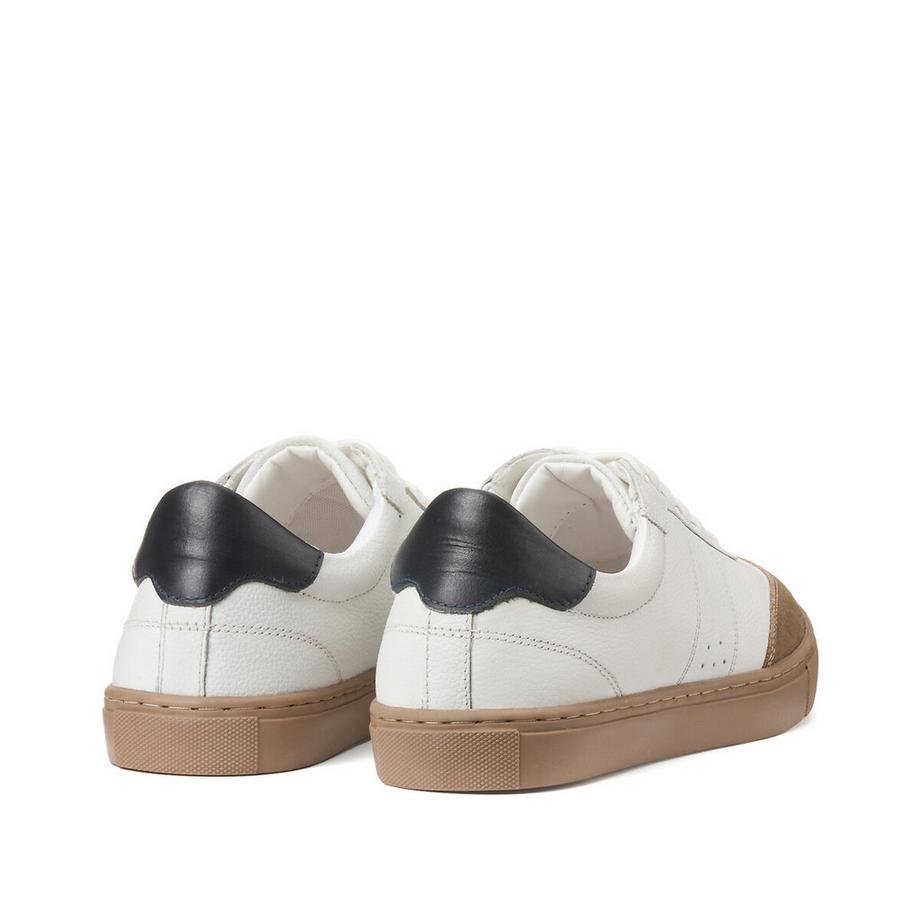 La Redoute Collections Baskets en cuir style vintage  