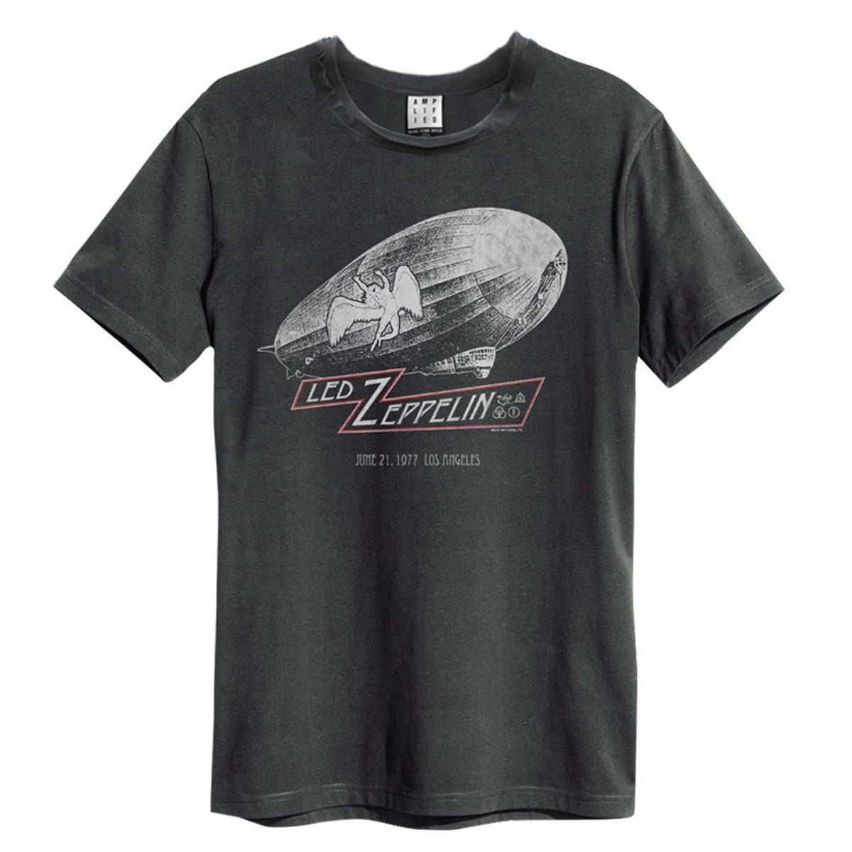 Image of Led Zeppelin T-shirt Damen Charcoal Black XS