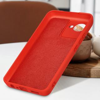 Avizar  Cover Realme C30 in silicone rossa 