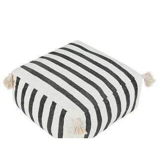 Beliani Pouf en Cotone Boho ASHTI  