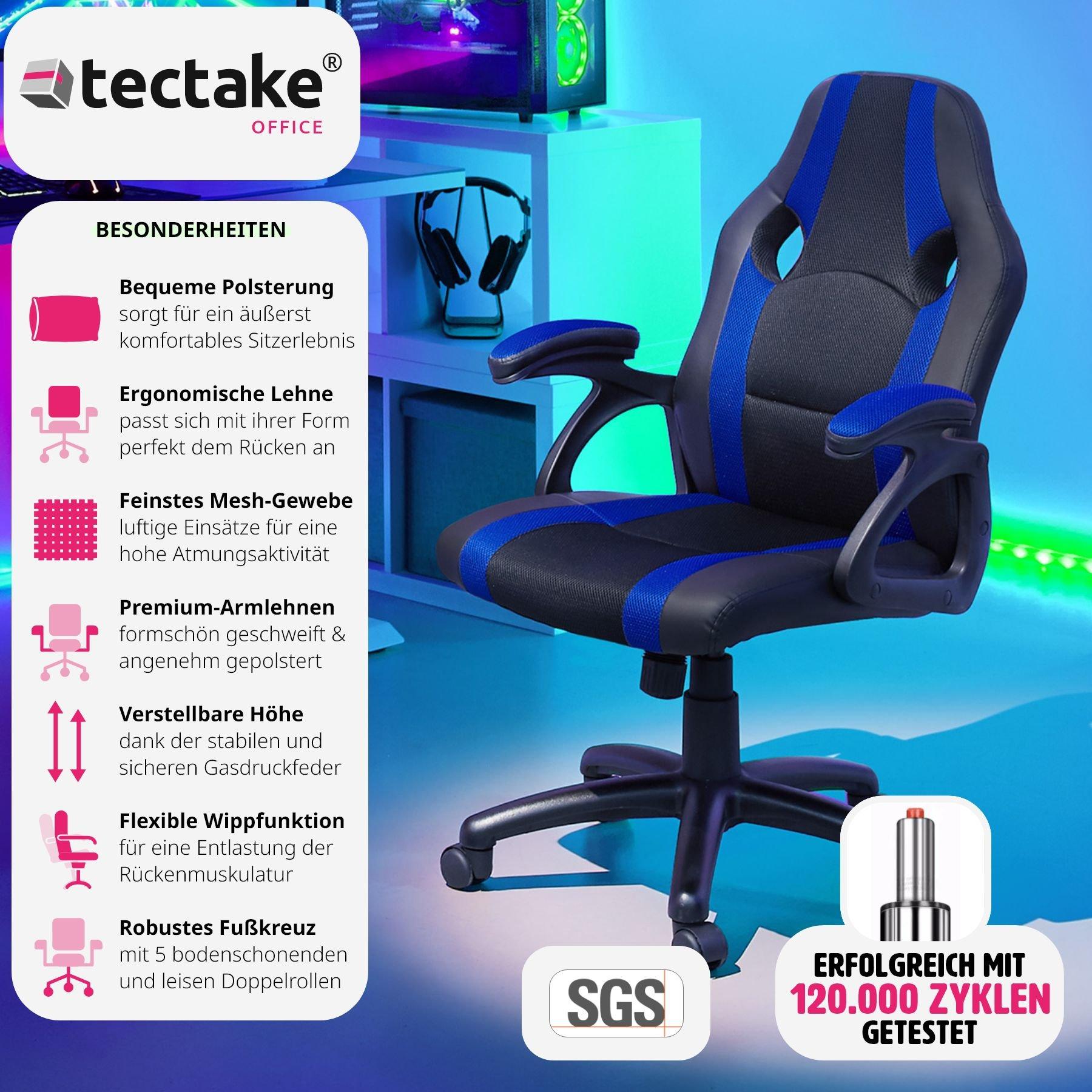 Tectake Fauteuil de bureau Benny  