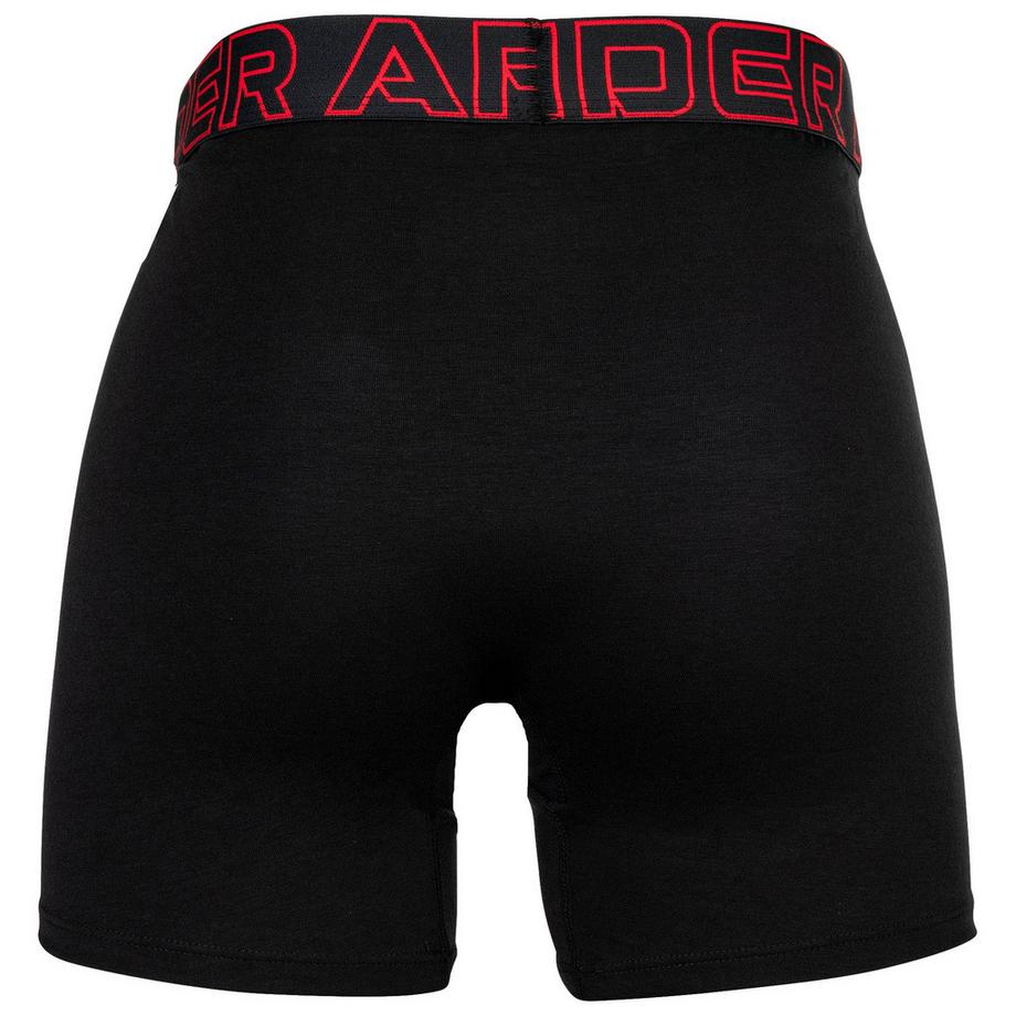 UNDER ARMOUR UA Performance Tech Solid 6 Inch Boxer Briefs Lot de 3  