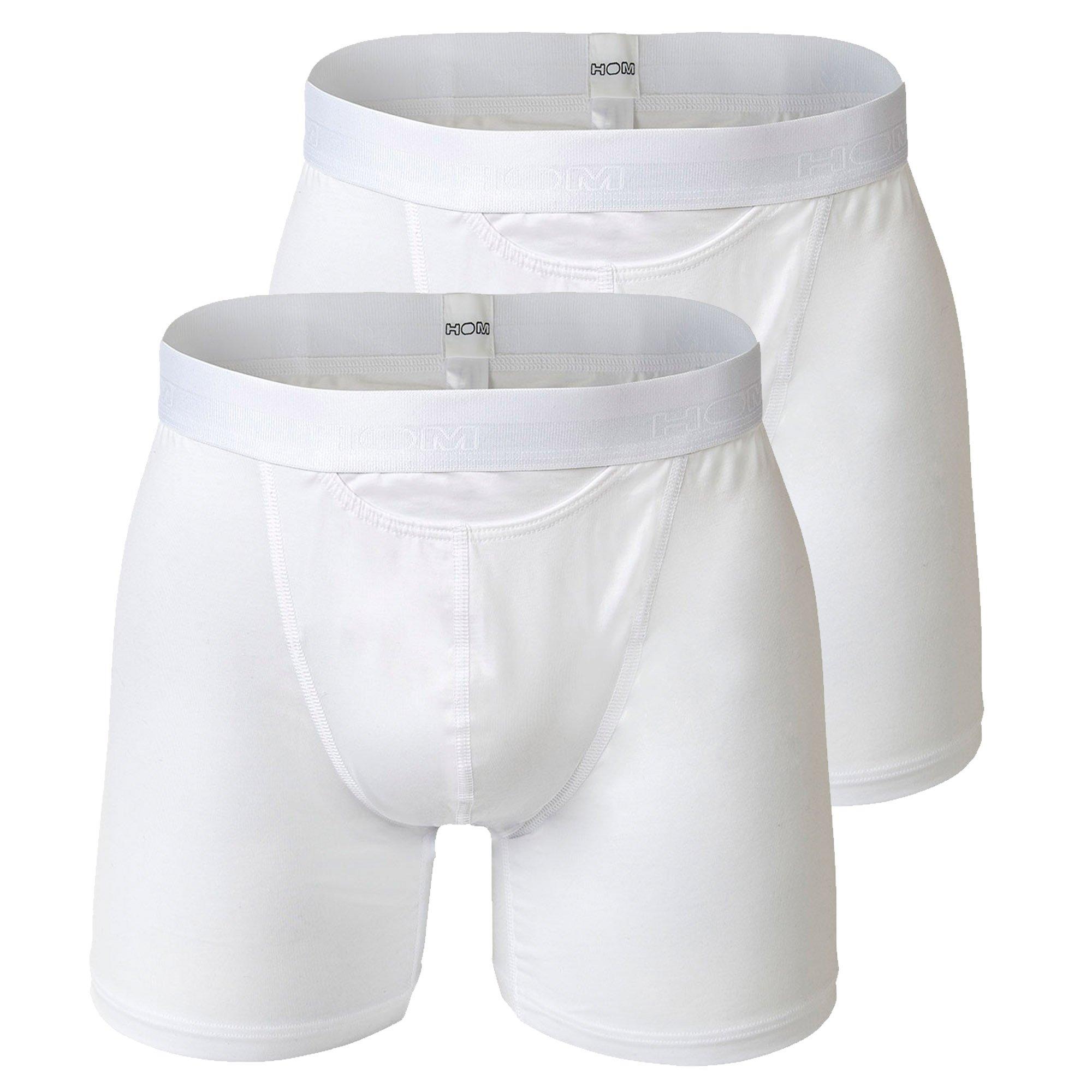 Image of Boxershort Figurbetont Herren Weiss XL