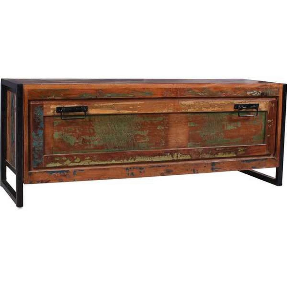 mutoni Schuhschrank Kreta bunt 130x40x50  