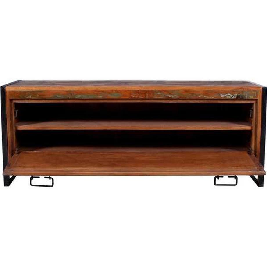 mutoni Schuhschrank Kreta bunt 130x40x50  