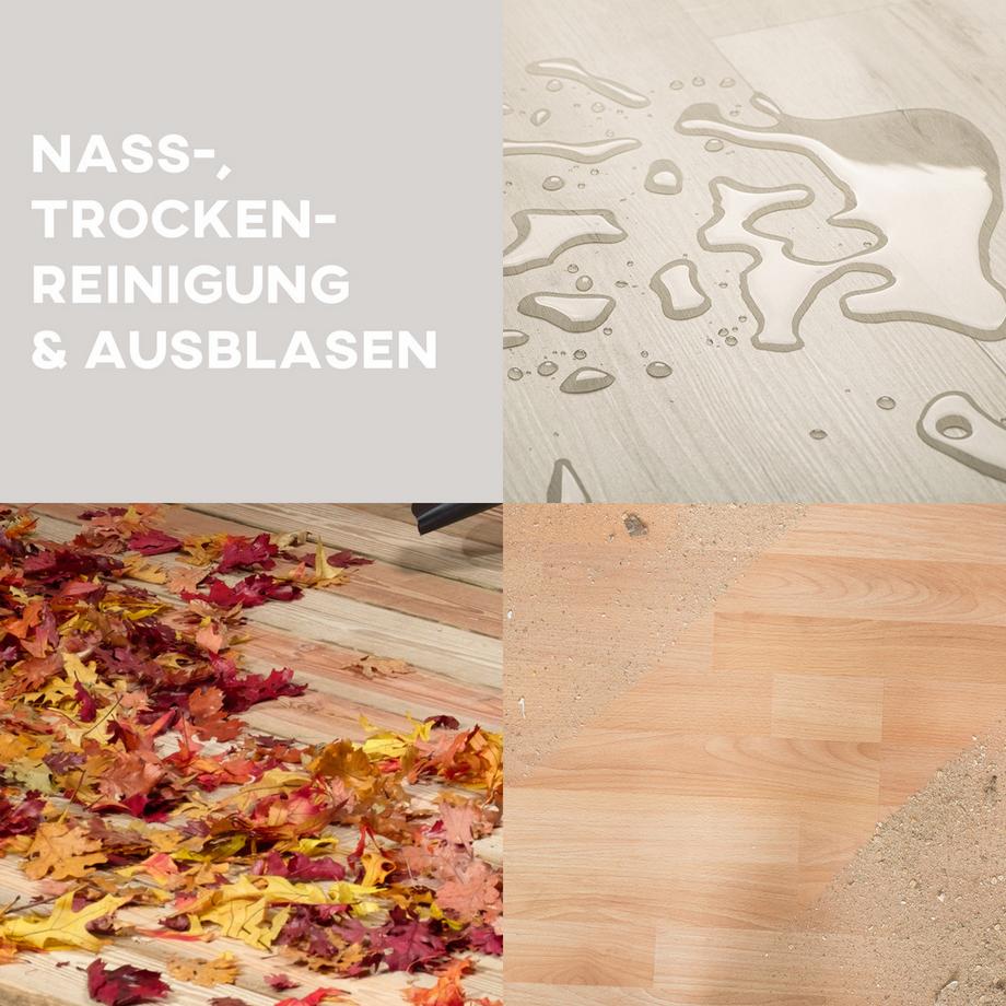 HOMCOM Aspirateur eau et poussière  