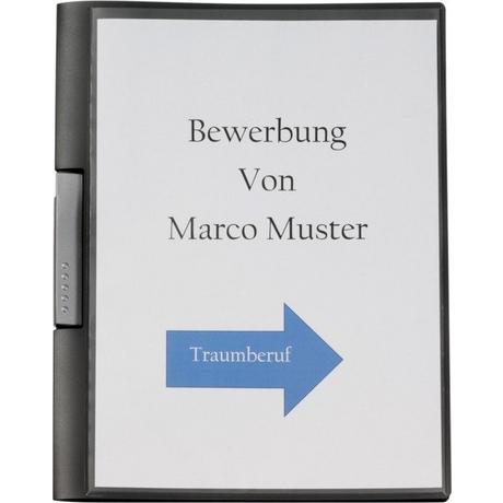 Kolma KOLMA Bewerbungsmappe Tender A4 10.016.48 anthrazit, 2-teilig  