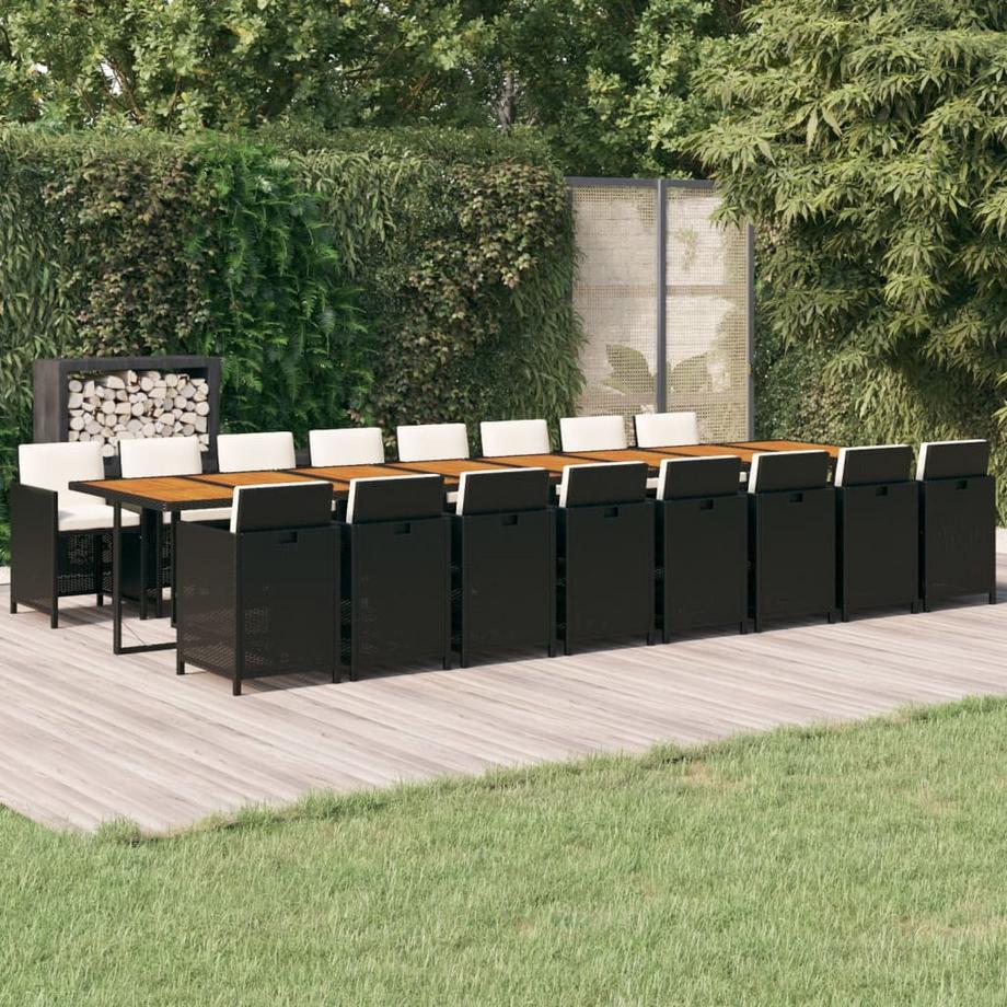 VidaXL set da pranzo da giardino  