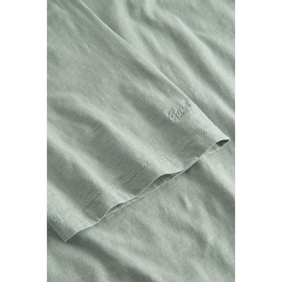 Colours & Sons T-Shirt Slub con Taschino sul Petto  