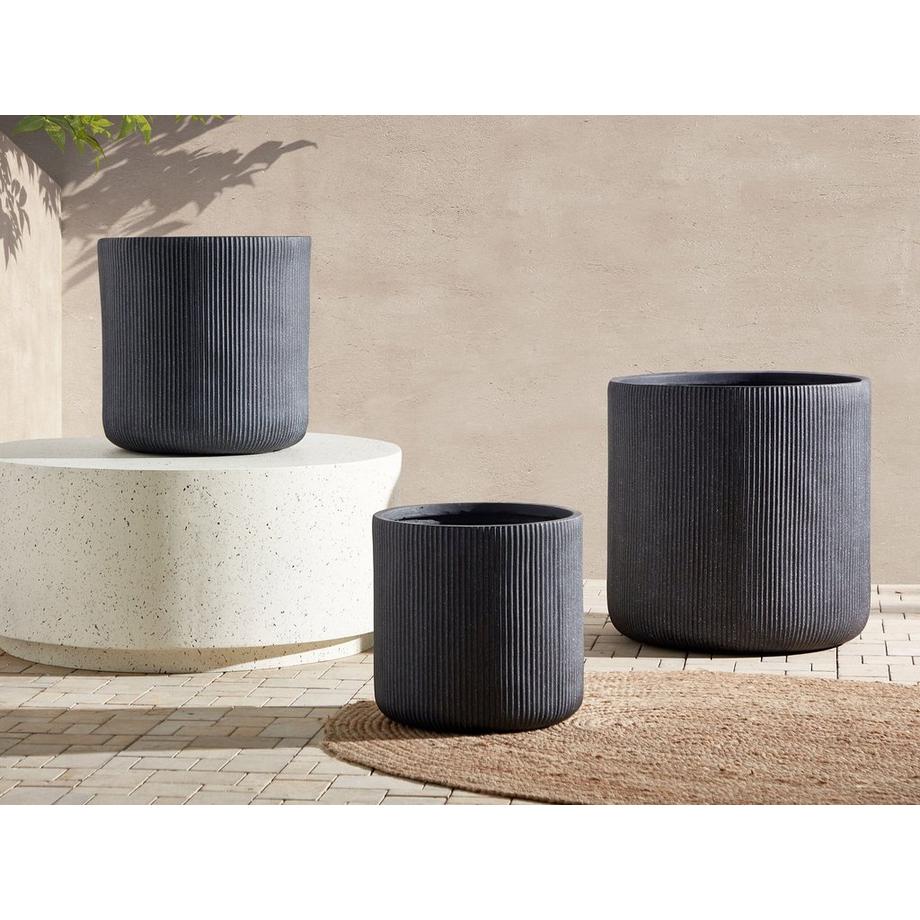 Beliani Vaso per piante en Fibra d'argilla Classico OREOI  