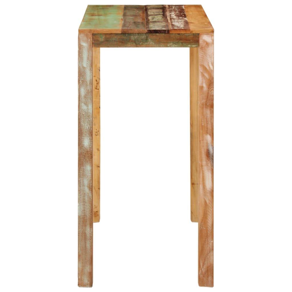 VidaXL Table de bar bois de récupération  