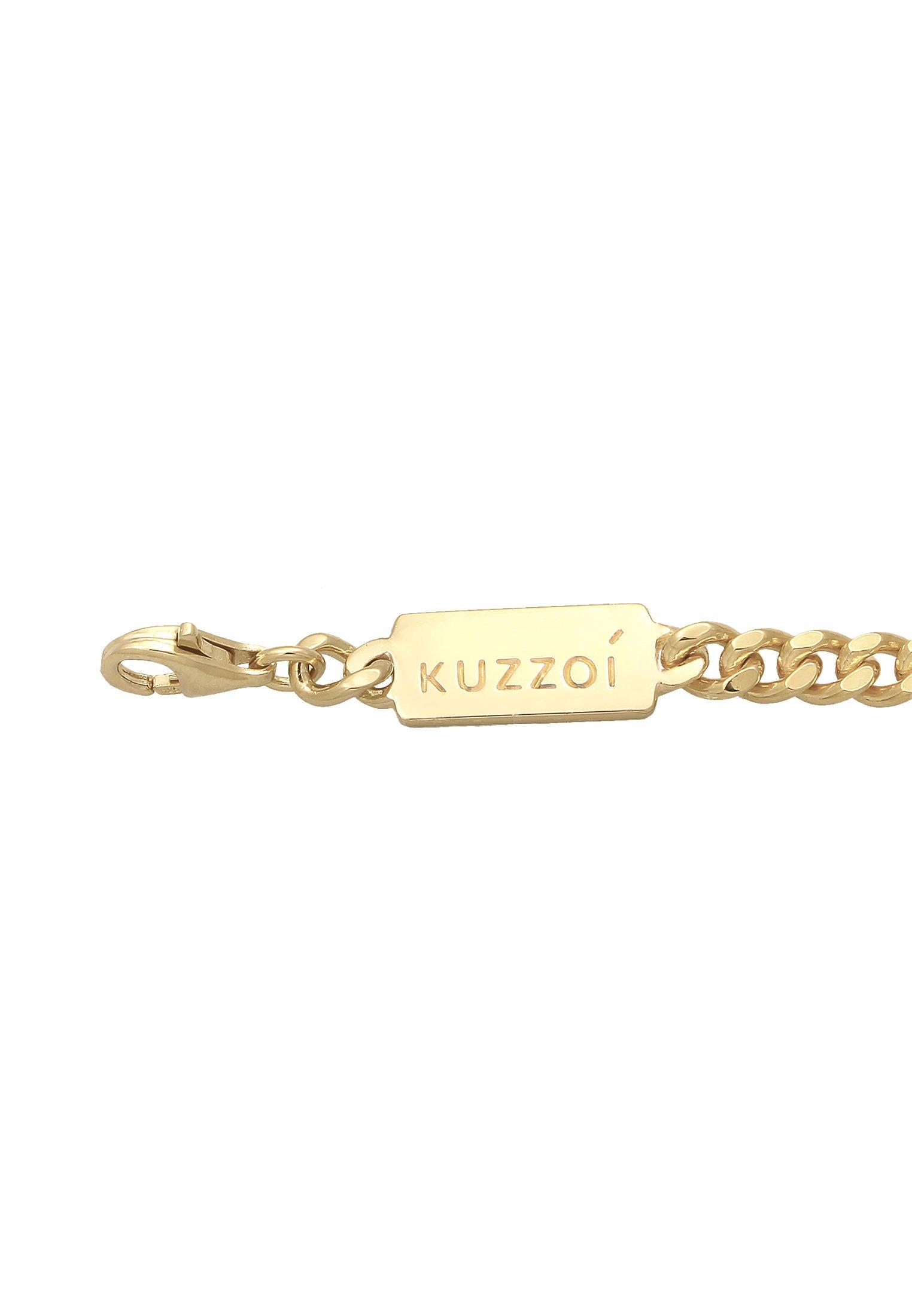 Kuzzoi  Armband Basic  Panzerkette Massiv Piece 