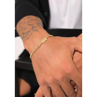 Kuzzoi  Bracelet Chaîne De Réservoirs Massif Trend Bracelet Homme 