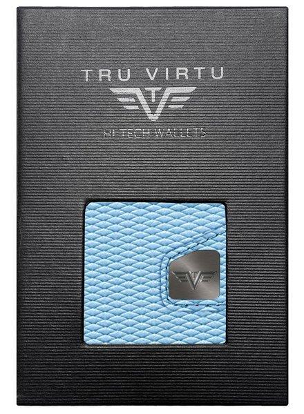 Tru Virtu CLICK & slide Rhombus Azzurro Portafoglio  