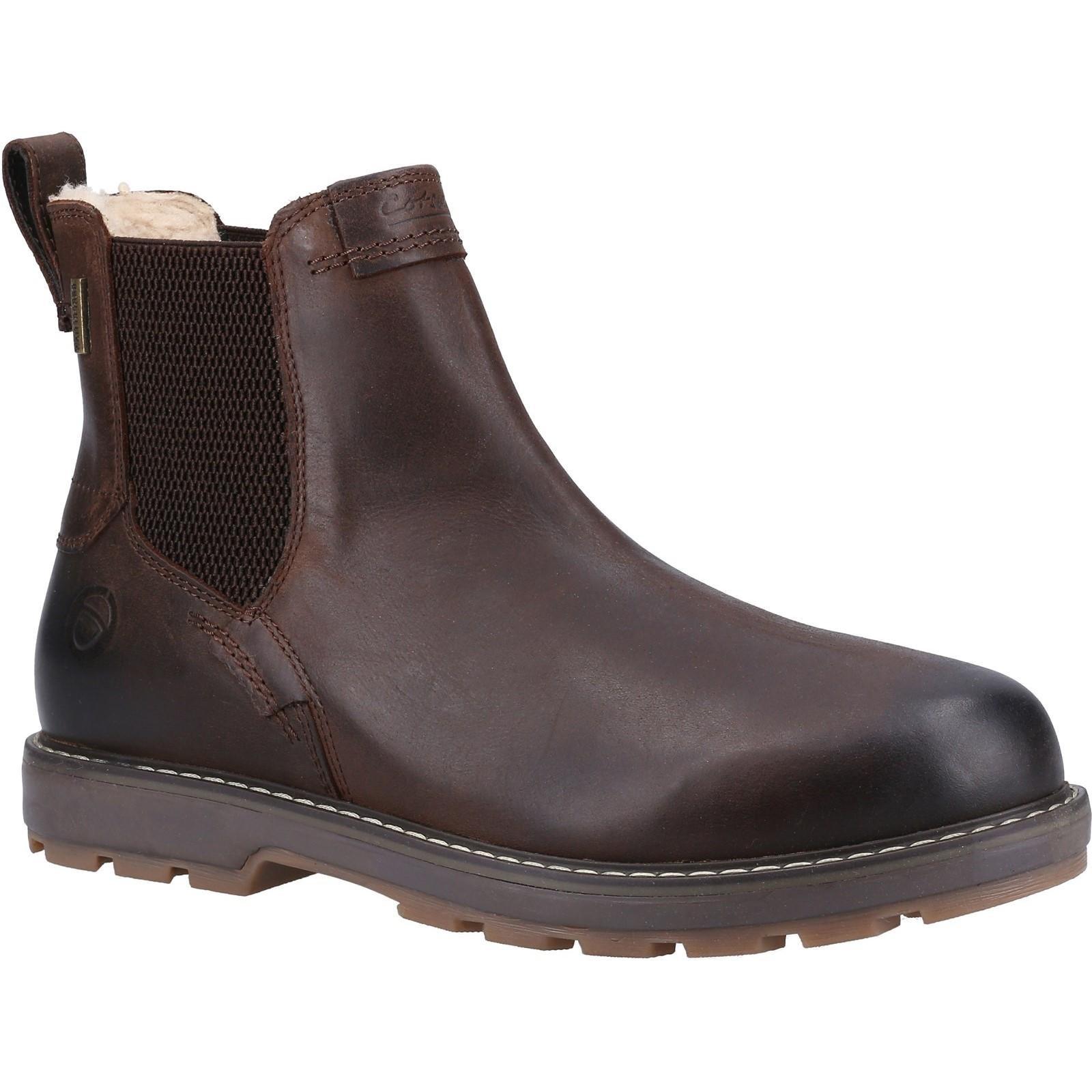 Image of Stiefeletten Snowshill, Leder Damen Braun 42