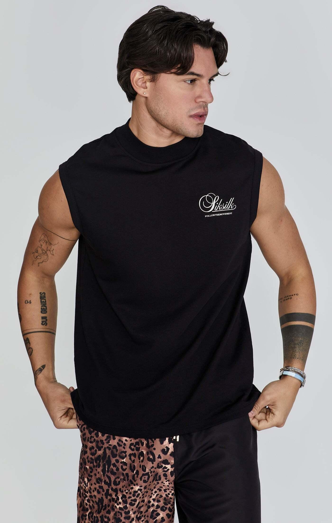 Image of Top Sleeveless T-shirt Unisex Schwarz L