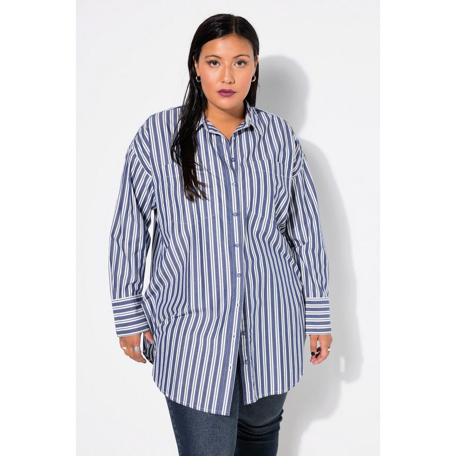 Studio Untold Oversized Hemdbluse Streifen  