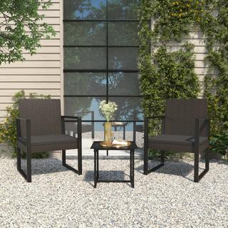 VidaXL Garten-lounge-set poly-rattan  