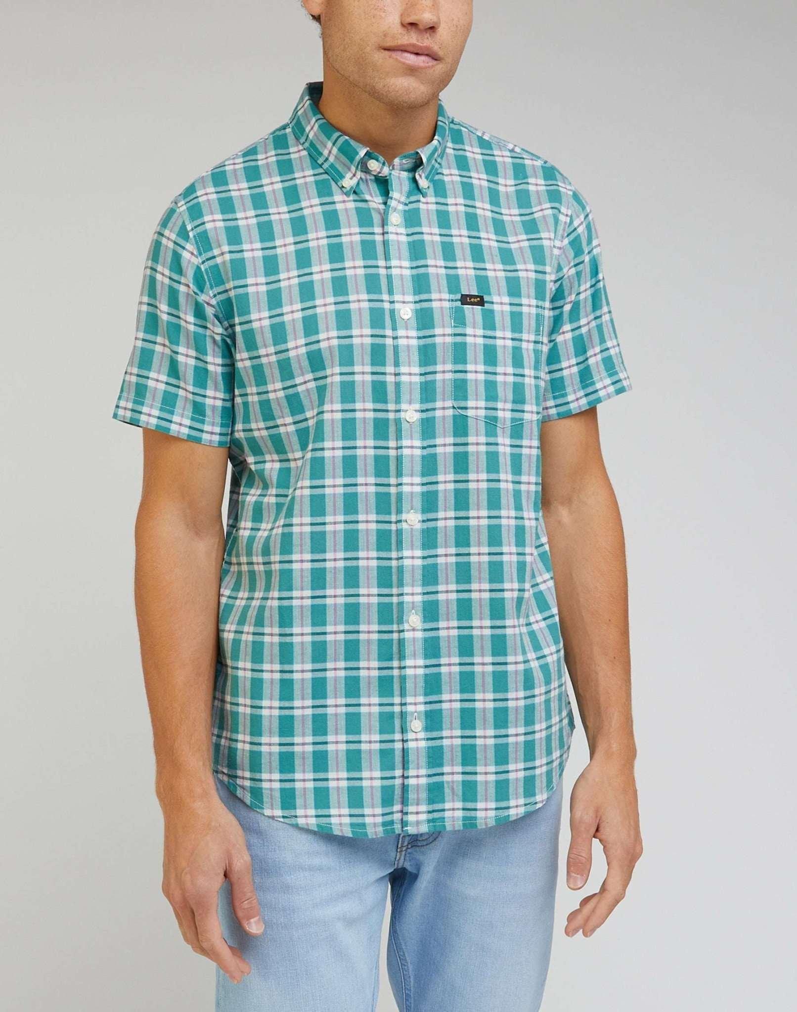 Image of Hemd Button Down Shirt Unisex Grün M