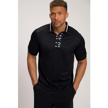 Poloshirt, Golf, Zipper, Halbarm, Kontrast Details