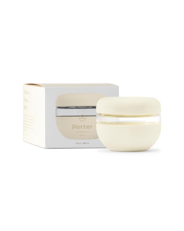 Image of W&p Design Porter Brotdose 0,473 L Borosilikatglas, Silikon Cremefarben 1 Stück(e) Unisex