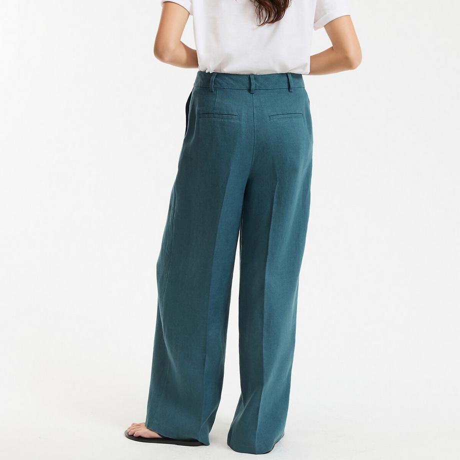 La Redoute Collections Pantalon large à pinces  