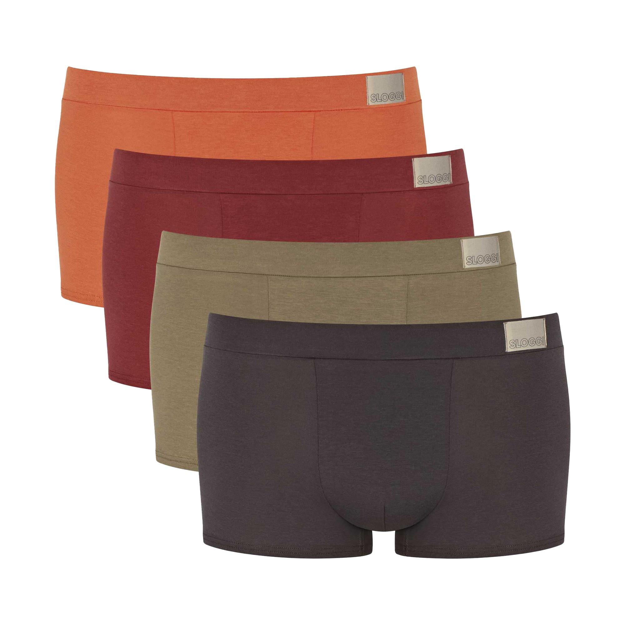 Image of Boxershort Figurbetont-go Natural Hipster C4p Herren Orange S