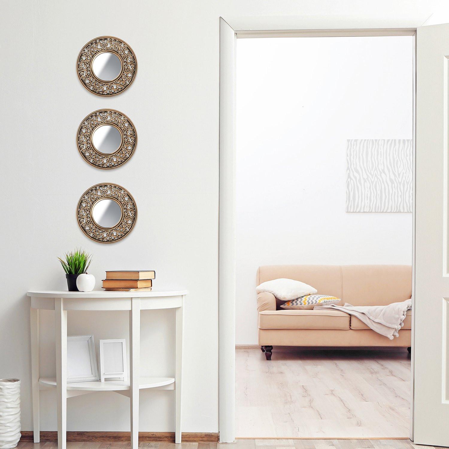 Northio Dekorativer Spiegel 3er Set  