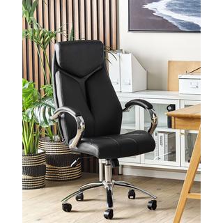 Beliani Chaise de bureau en Cuir PU Moderne FORMULA  