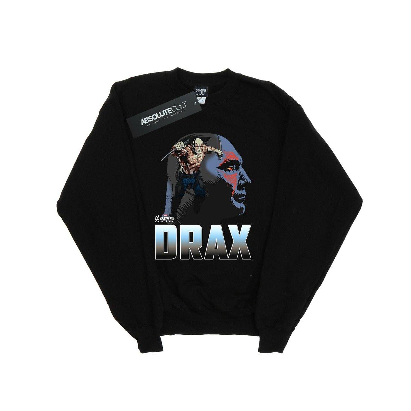 Image of Avengers Infinity War Drax Character Sweatshirt Damen Schwarz L