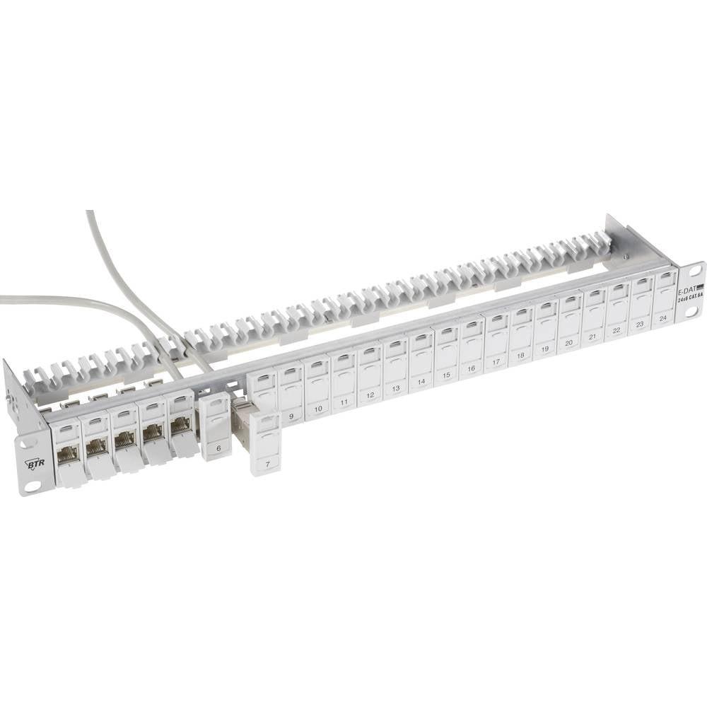 METZ CONNECT  E-DAT modul 24x8(8) 1HE Patchfeld Cat.6A 