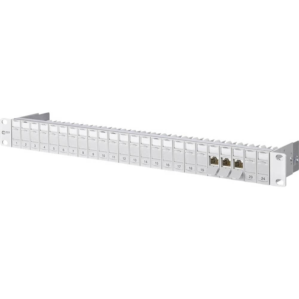 METZ CONNECT  E-DAT modul 24x8(8) 1HE Patchfeld Cat.6A 