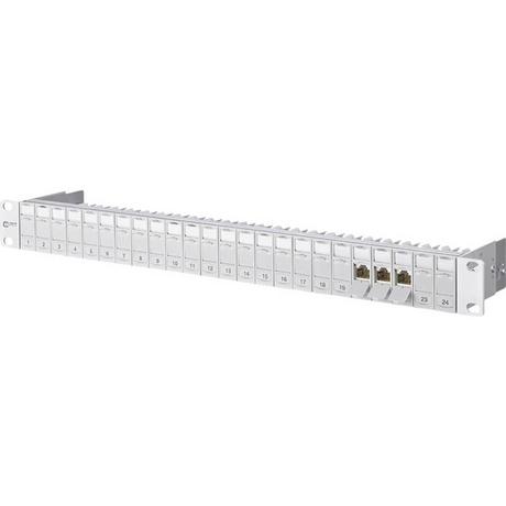 METZ CONNECT  E-DAT modul 24x8(8) 1HE Patchfeld Cat.6A 