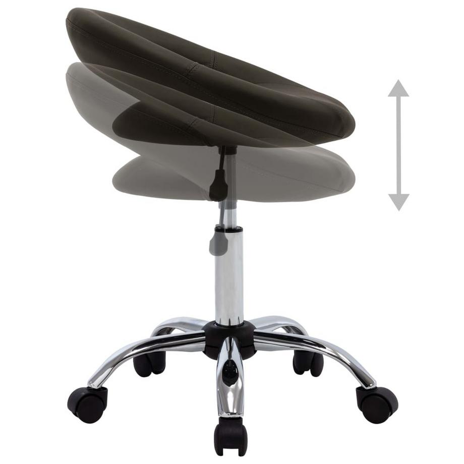 VidaXL Chaise de travail cuir artificiel  