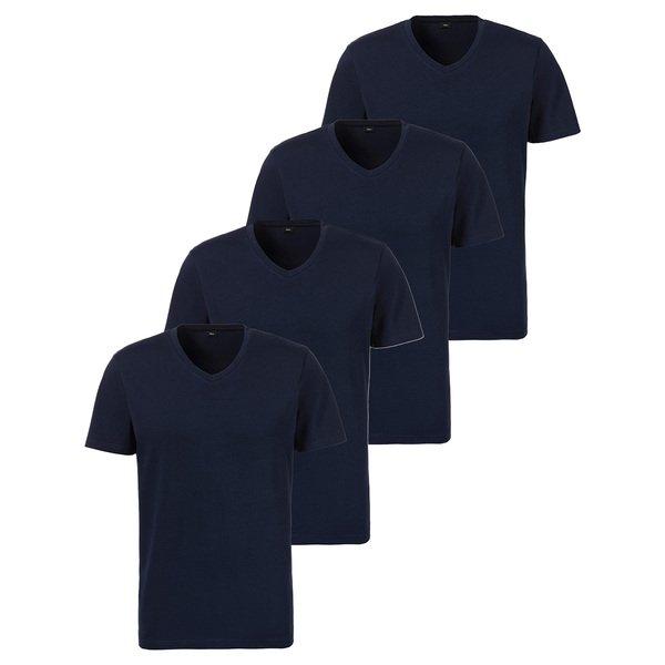 Image of s. Oliver 4er Pack Basic - Unterhemd / Shirt Kurzarm - L