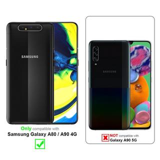 Cadorabo  Housse compatible avec Samsung Galaxy A80 / A90 4G - Coque de protection avec fermeture magnétique, fonction de support et compartiment pour carte 