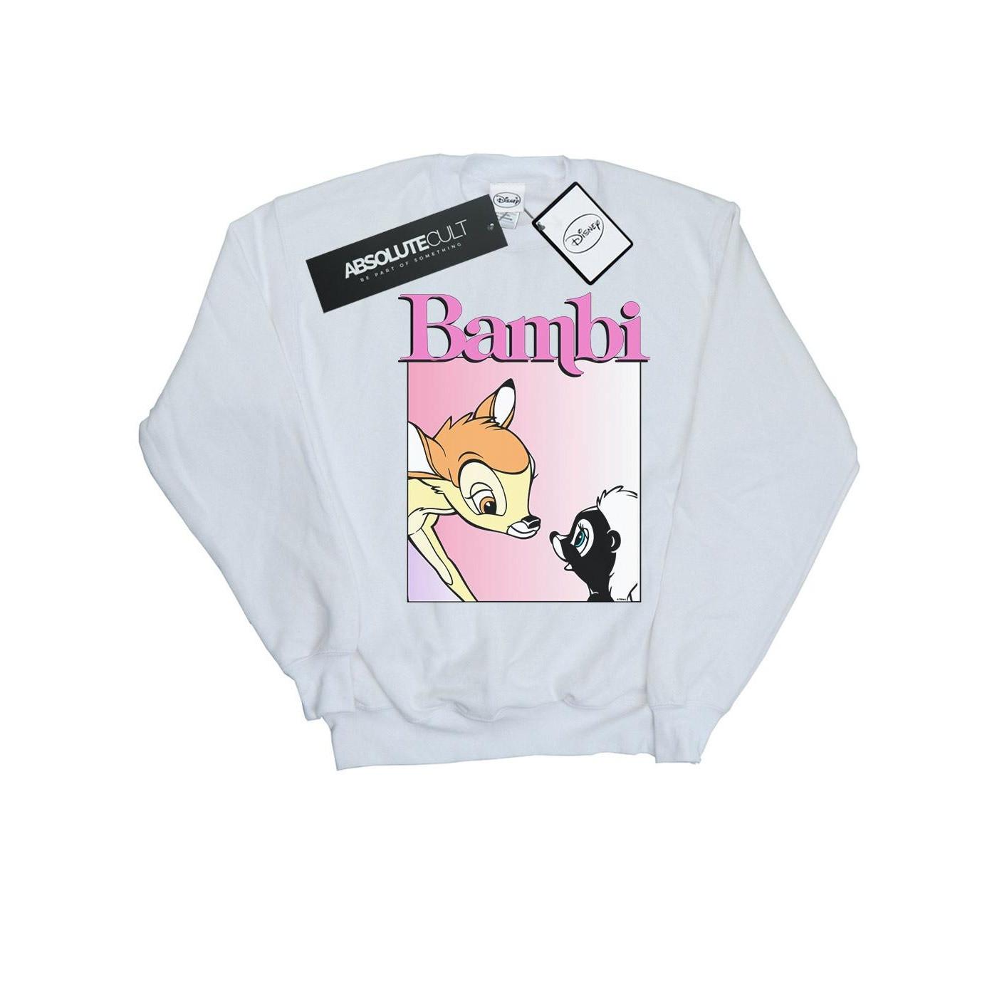 Image of Bambi Nice To Meet You Sweatshirt Damen Weiss XXL