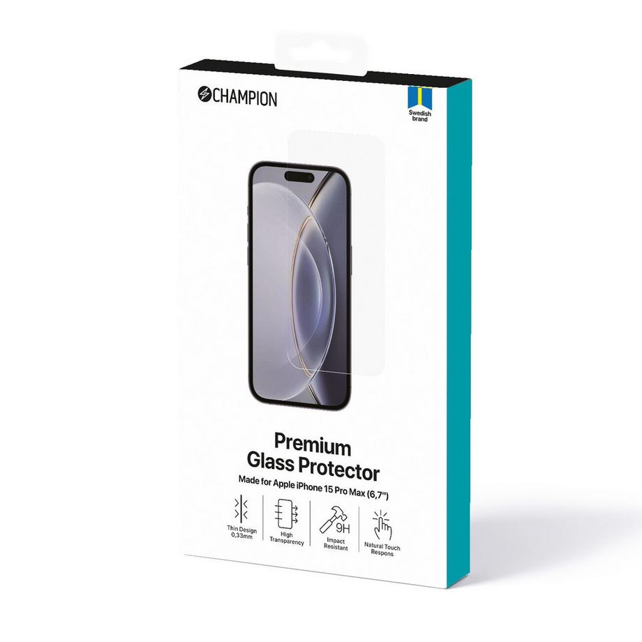 Champion  Displayschutz iPhone 15 Pro Max 