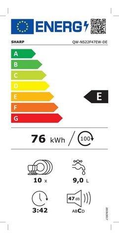 SHARP QW-NS22F47EW-DE  