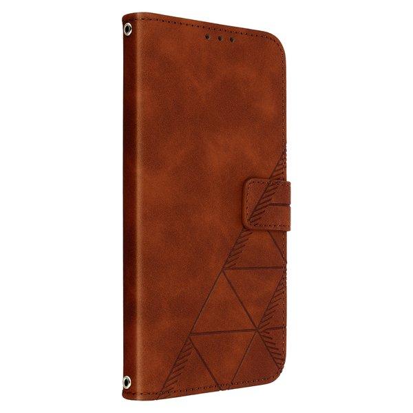 Avizar  Étui iPhone 14 Plus Portefeuille Marron 