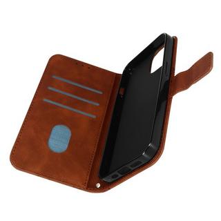 Avizar  Étui iPhone 14 Plus Portefeuille Marron 