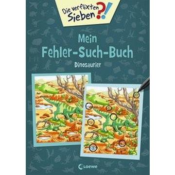 Die verflixten Sieben - Mein Fehler-Such-Buch - Dinosaurier