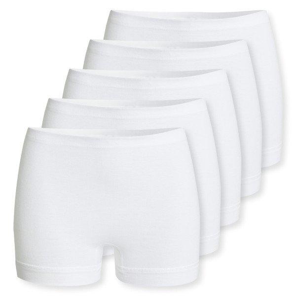 Image of 5er Pack Feinripp - Pagenschlüpfer Unisex Weiss XXL