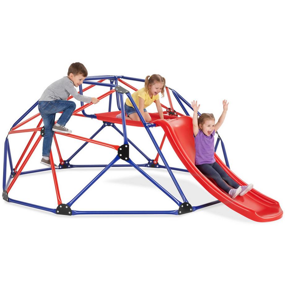 Struttura per arrampicata con scivolo Freeclimber 185 x 243 x 90 cm
