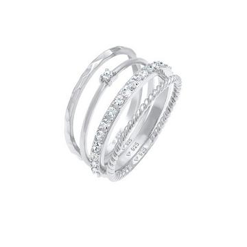 Bague Empilée Pour Femme, Set De 4, Torsadée