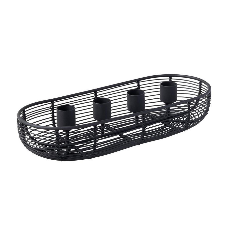 Villeroy&Boch  Adventskranz oval Black XMAS 
