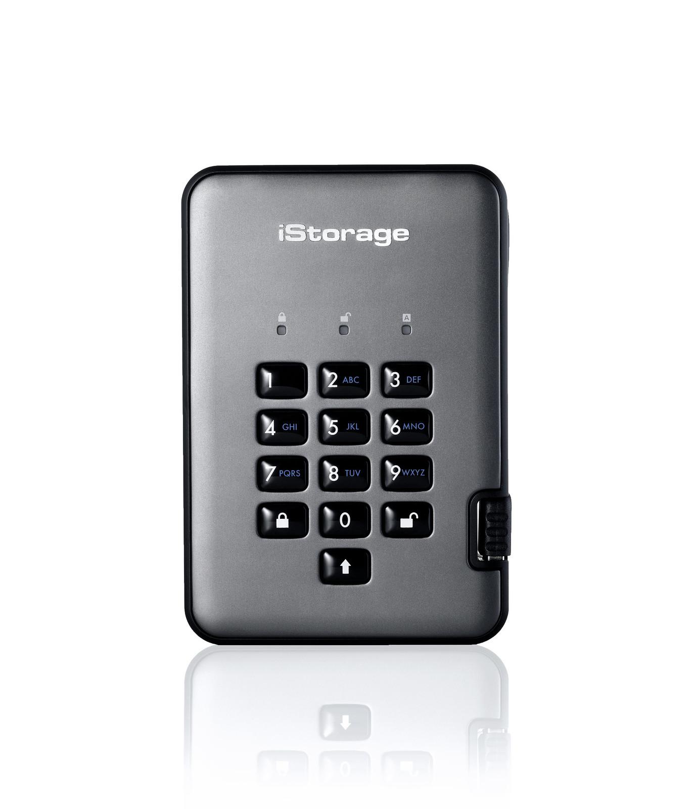 iStorage  DiskAshur PRO2 disco rigido esterno 5 TB USB tipo A 3.2 Gen 1 (3.1 Gen 1) Nero 